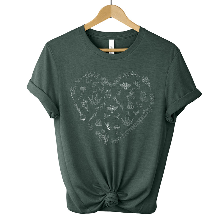 Heart of Homeopathy Graphic T-Shirt