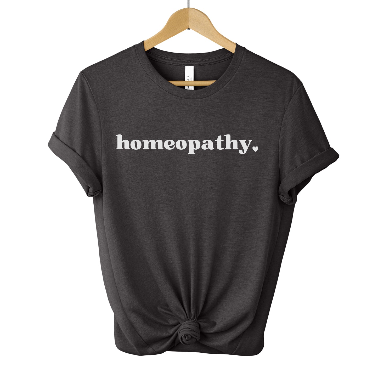 Homeopathy with a Heart Graphic T-Shirt
