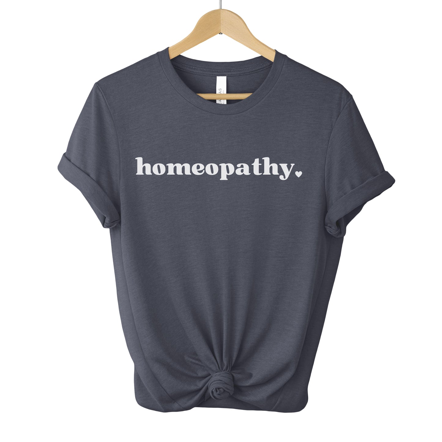 Homeopathy with a Heart Graphic T-Shirt