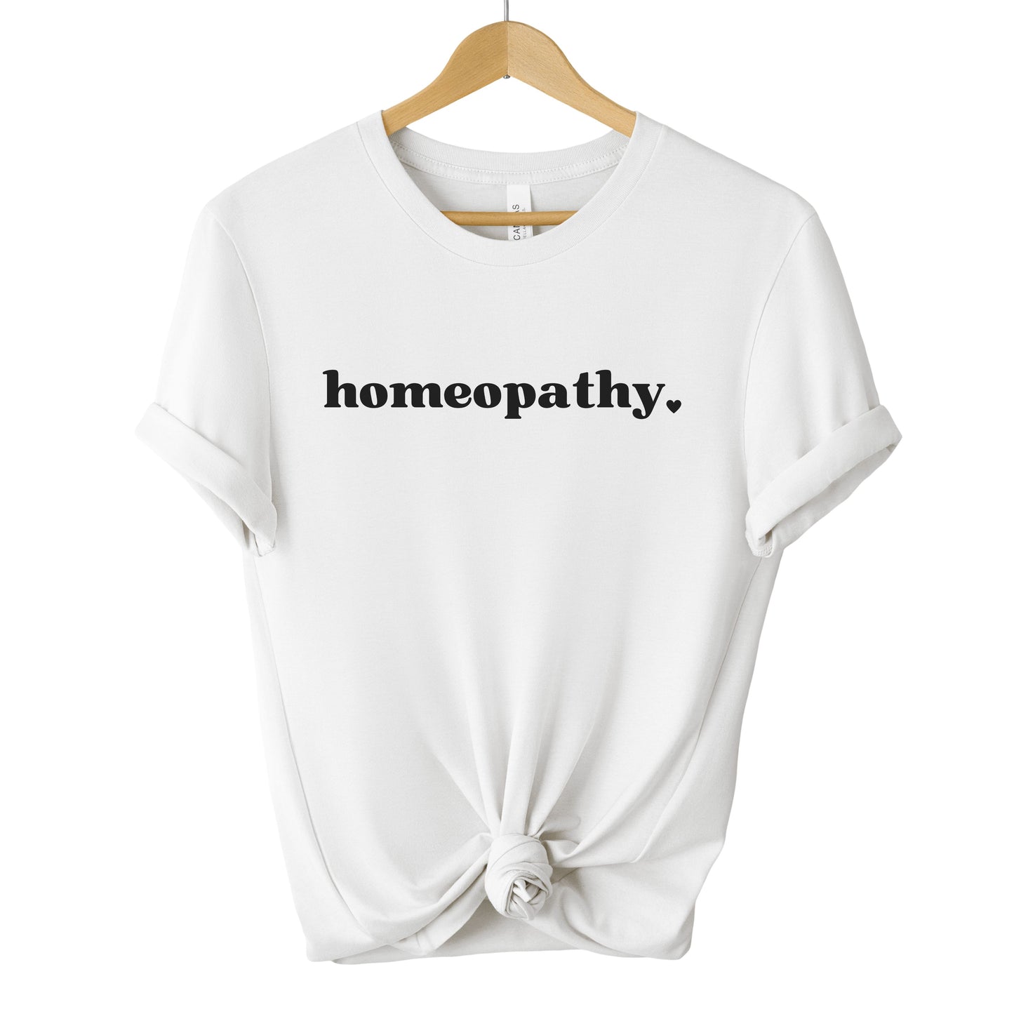 Homeopathy with a Heart Graphic T-Shirt
