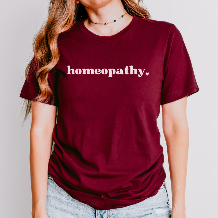 Homeopathy with a Heart Graphic T-Shirt