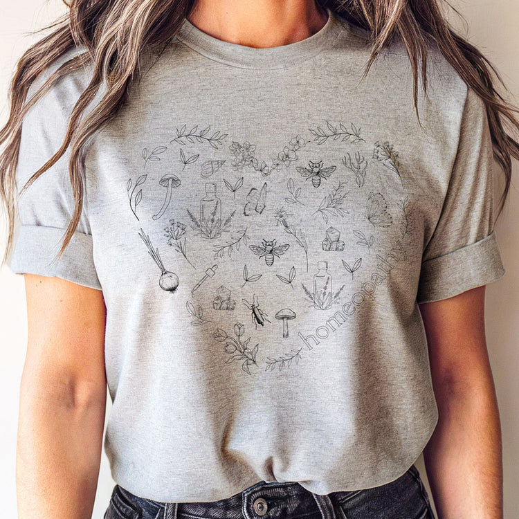 Heart of Homeopathy Graphic T-Shirt