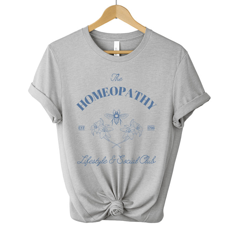 Homeopathy Lifestyle and Social Club Graphic T-Shirt